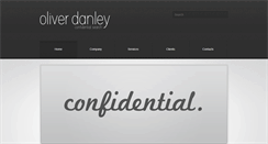 Desktop Screenshot of oliverdanley.com